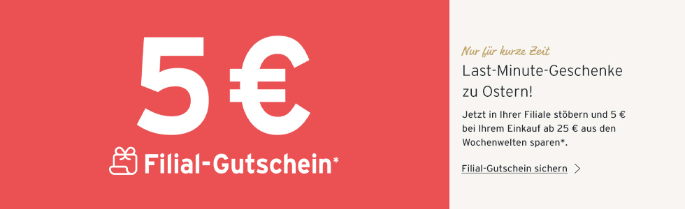 5€ Filial-Gutschein