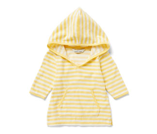 Kinder-Frottierponcho, gestreift