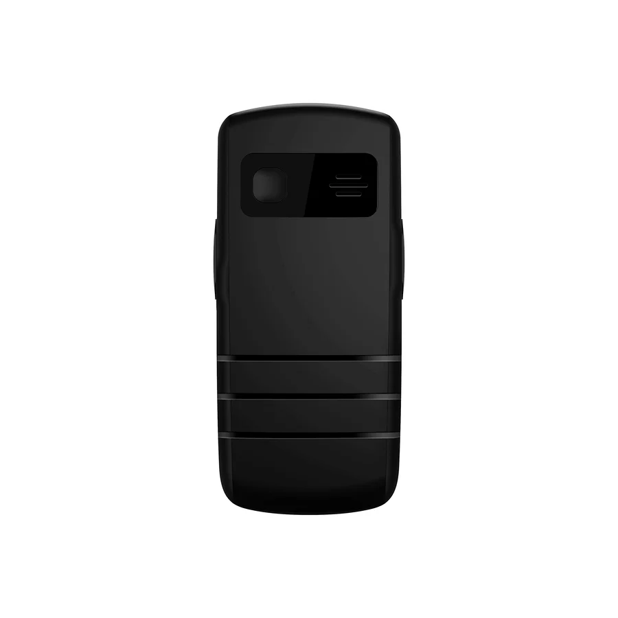Schwarzes Mobiltelefon vom Typ Bea-fon SL230 LTE.