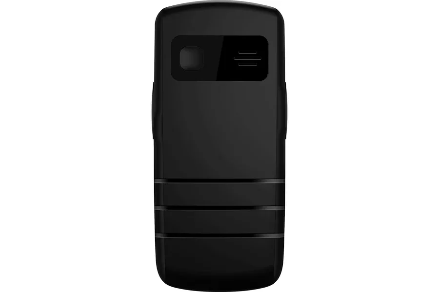 Schwarzes Mobiltelefon vom Typ Bea-fon SL230 LTE.
