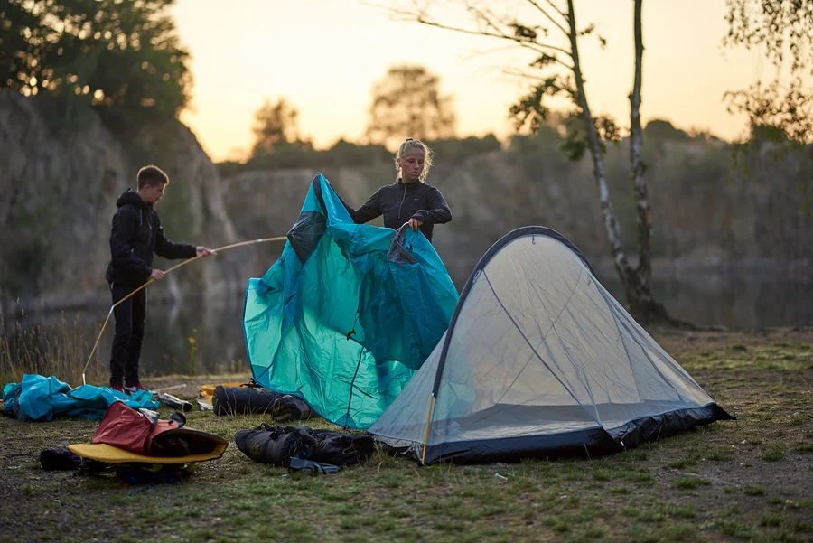 coleman zelt vespucci 6 Familienzelt 500 x 445 x 195/210 cm Roof Colour:Black CP-VIP24 while the integrated groundsheet Weinor 