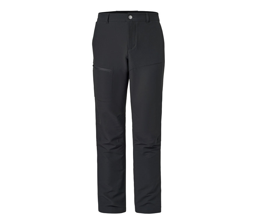 Eine schwarze Outdoor-Thermohose.
