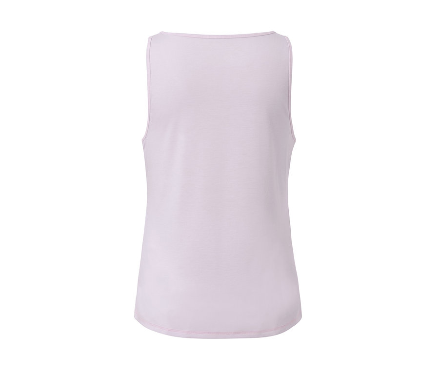 Rückansicht von einem rosa 2-in-1-Sportshirt.