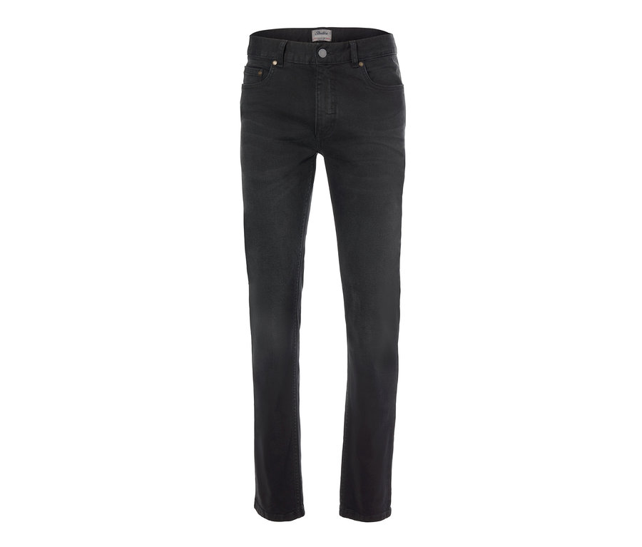 Schwarze Jeans.