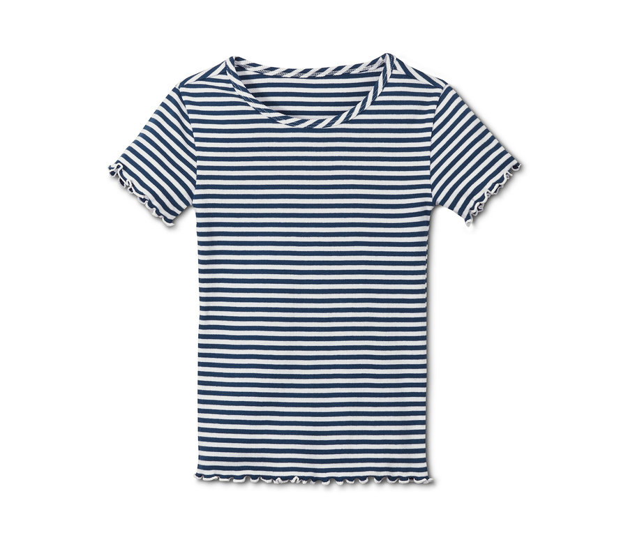 Ein gestreiftes 2 Rippshirts.