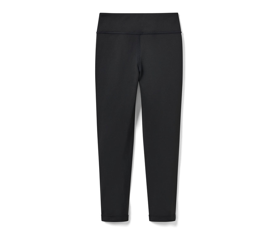 Schwarze Kinder-Sporttight auf weißem Hintergrund.