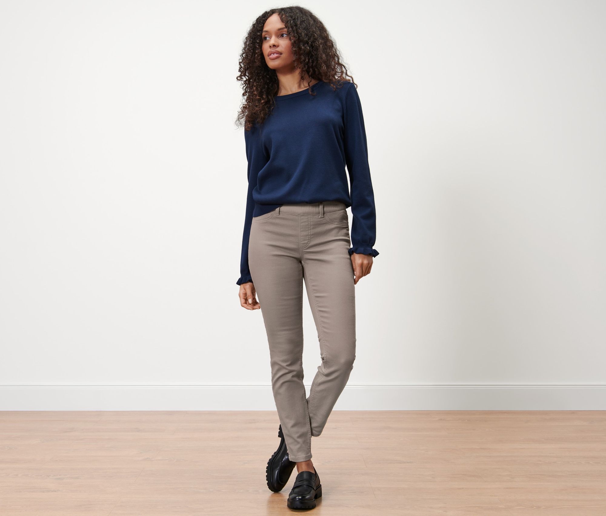 Thumbnail - Tchibo - Treggings – Fit »Nelly« - Damen - Gr. 36 - taupe