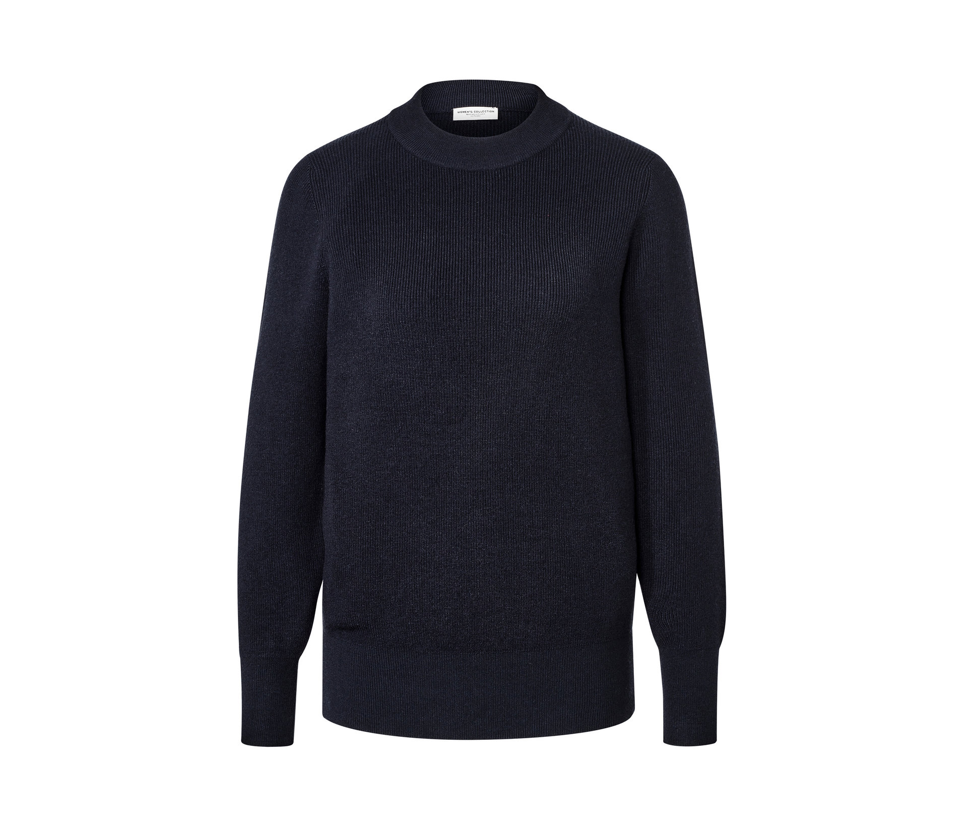Feinstrickpullover - Damen - Gr. S - dunkelblau - dunkelblau