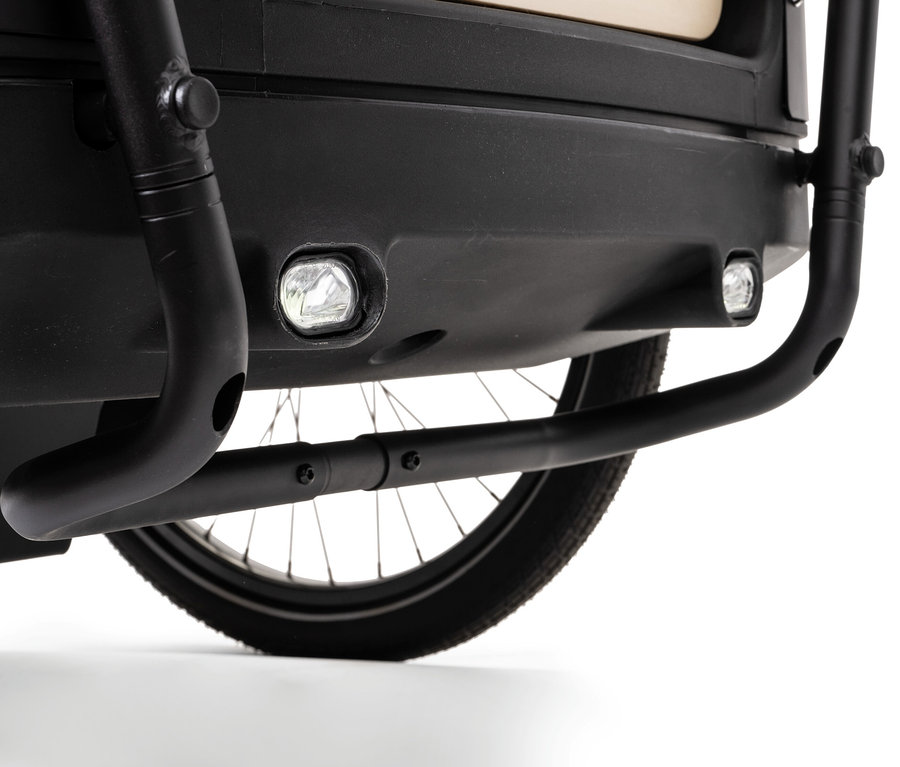 Detailansicht eines HAWK Bikes Lastenrad E-Cargo 3.2 Bafang.