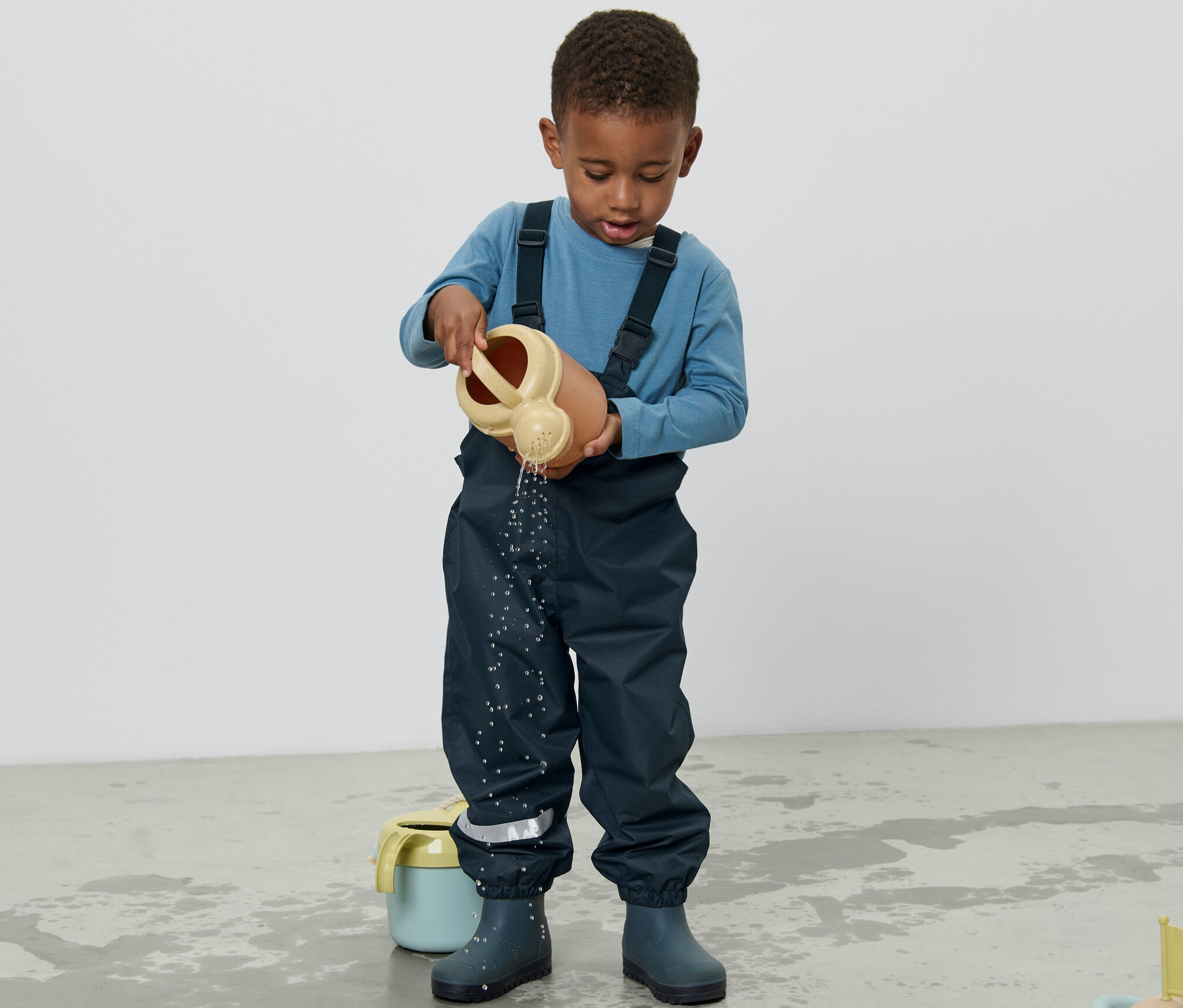 Thumbnail - Tchibo - Kinder-Regenhose - Herren - Gr. 98/104 - dunkelblau