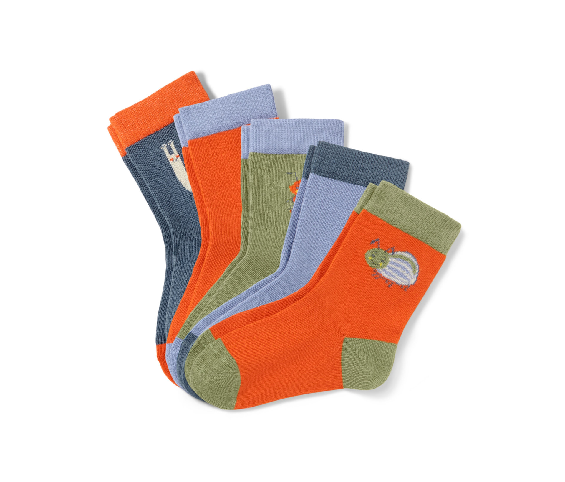 Tchibo - 5 Paar Kinder-Socken - Kinder - Gr. 27-30 - dunkelblau/jacquard