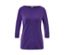 Lila Shirt mit 3/4-Arm.