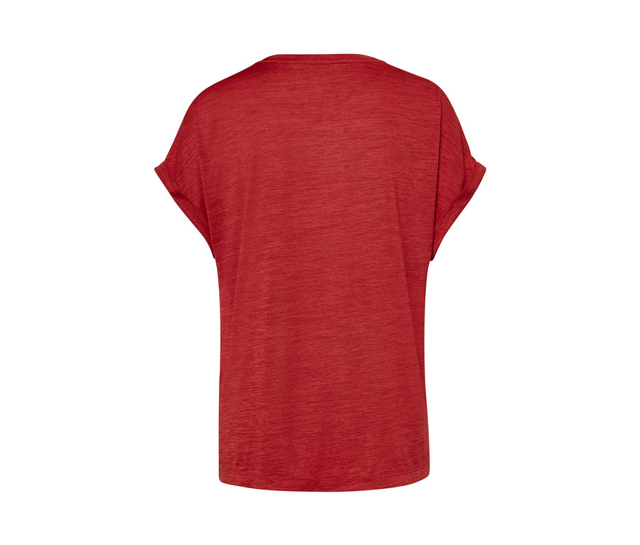 Rotes Funktionsshirt.
