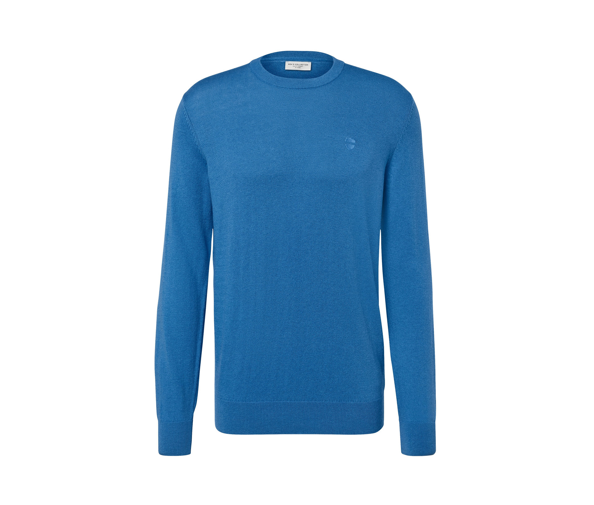 Pullover mit Rundhalsausschnitt - Herren - Gr. XXL - blau - blau
