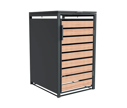 Eine Mülltonnenbox, 1er.