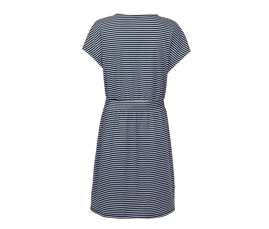 Gestreiftes Jerseykleid.