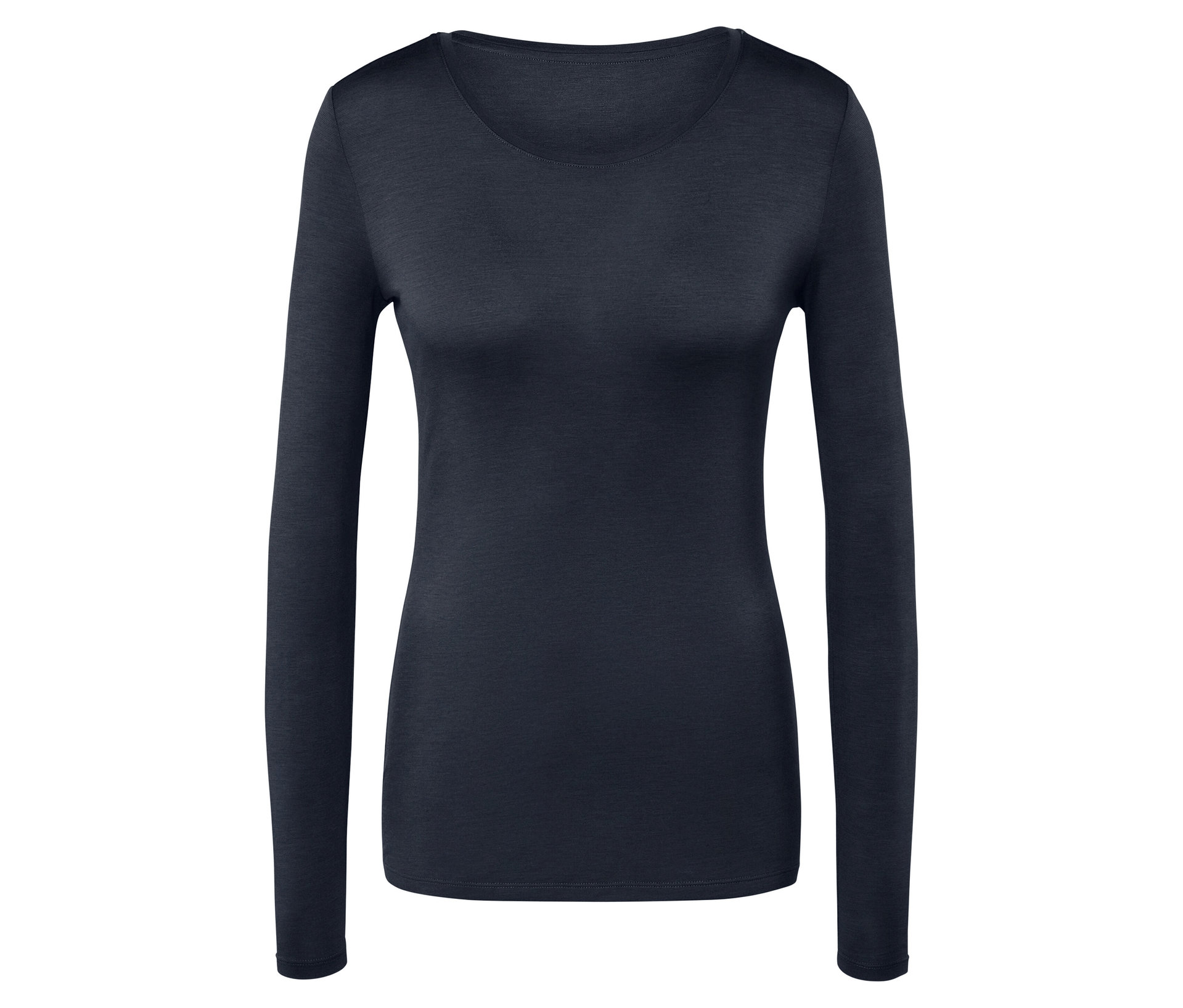 Thermo-Langarmshirt - Damen - Gr. S - dunkelblau - dunkelblau