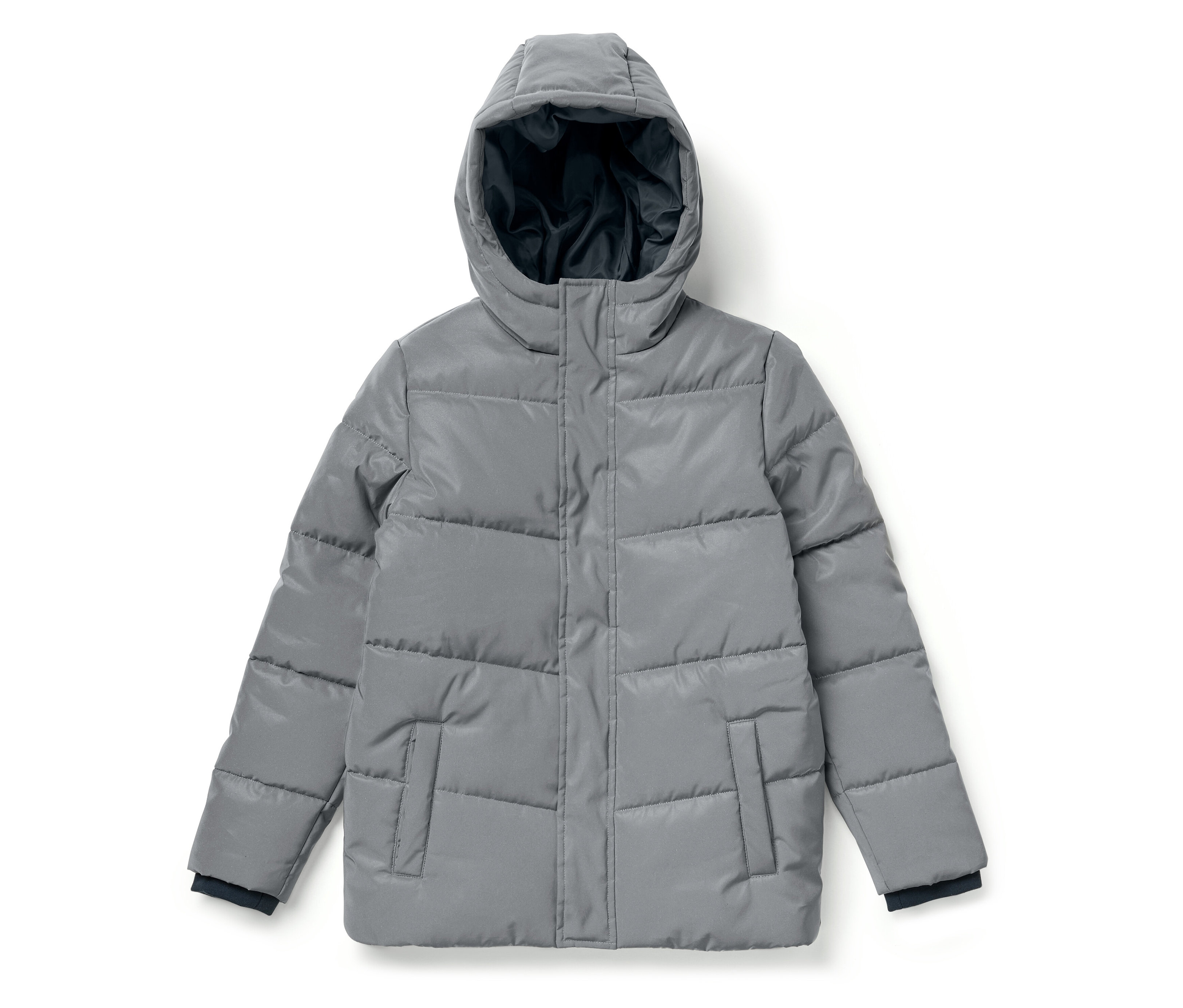 Tchibo - Reflektierende Kinder-Steppjacke - Kinder - Gr. 170/176 - silber