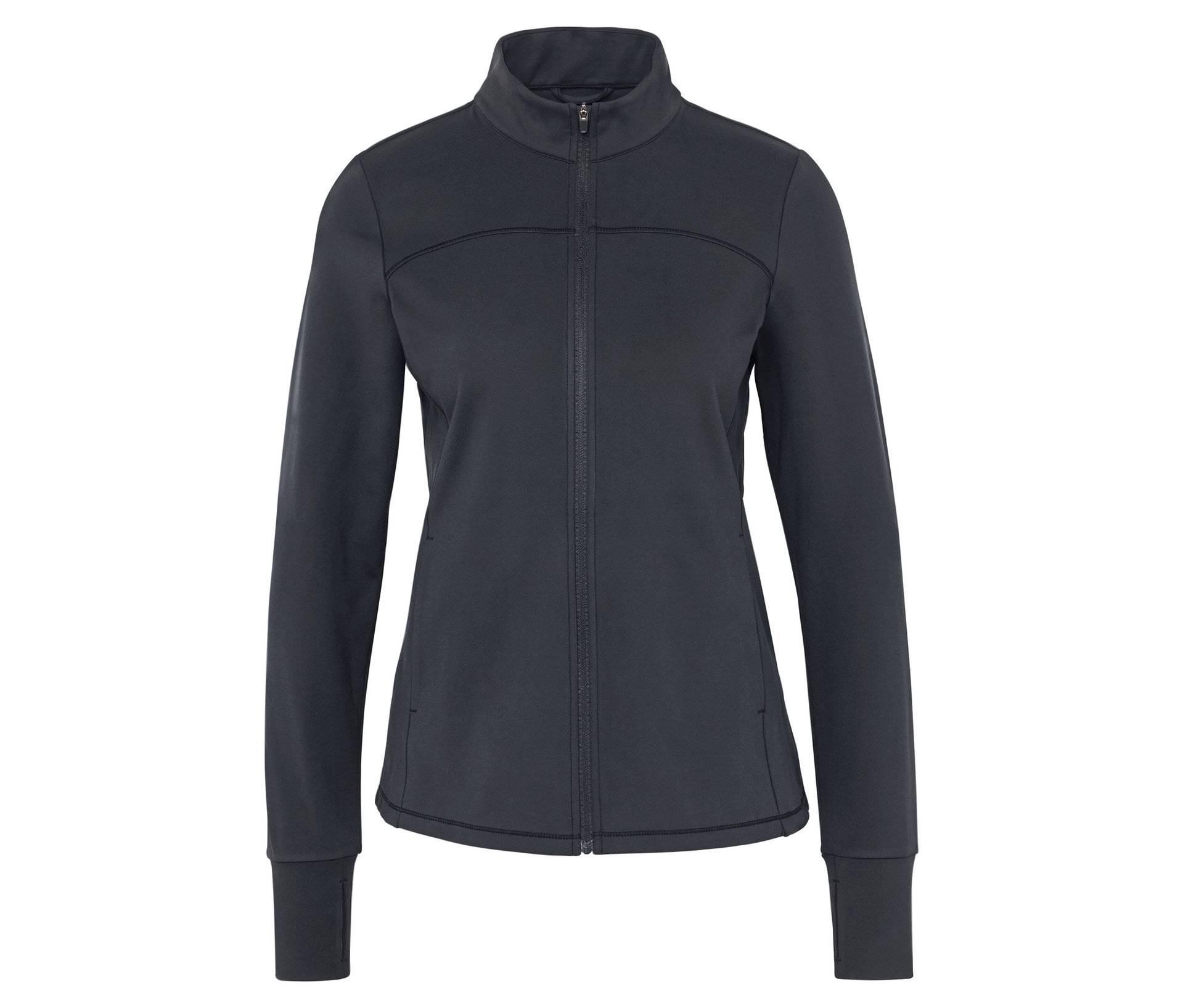 Sportjacke - Damen - Gr. XL - anthrazit - anthrazit