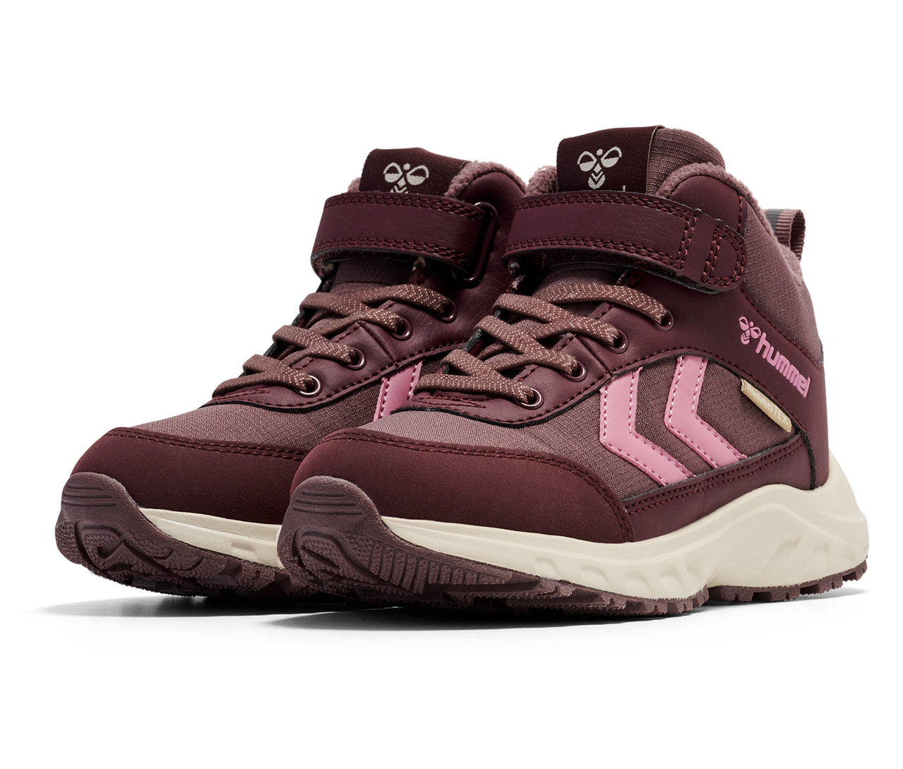 Ein Paar HUMMEL Root Tex Jr, rosa.