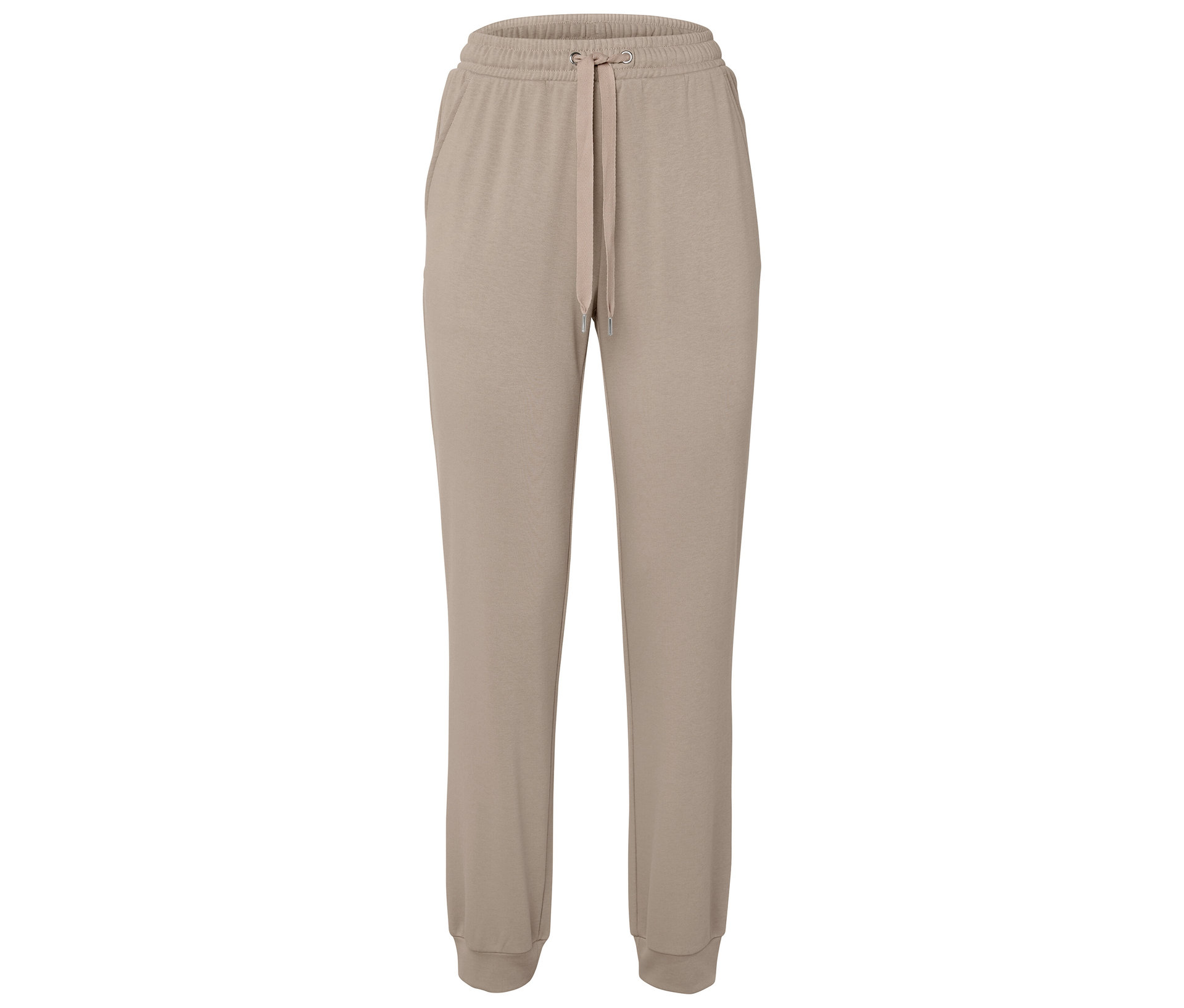 Loungewear-Hose - Damen - Gr. M - taupe - taupe