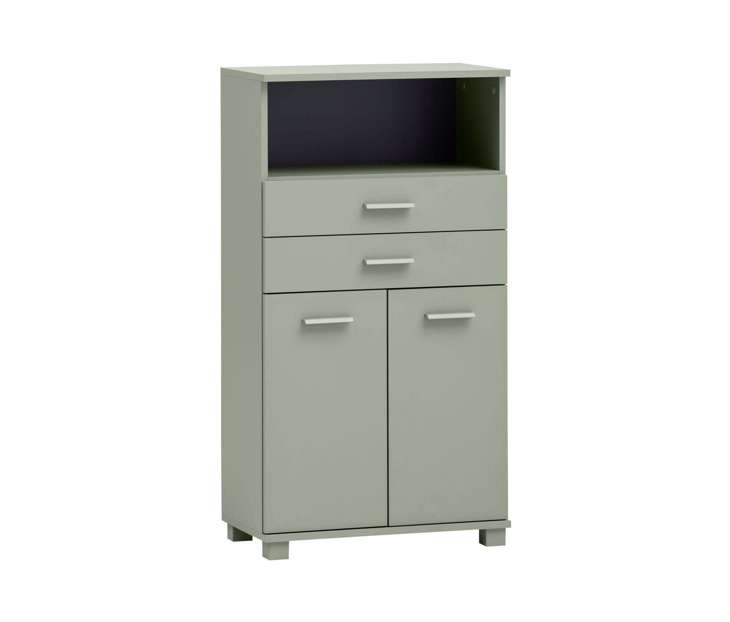 Tchibo - Highboard »Mono« - 60x32,5x110,5cm - anthrazit - Holz / Metall / Kunststoff