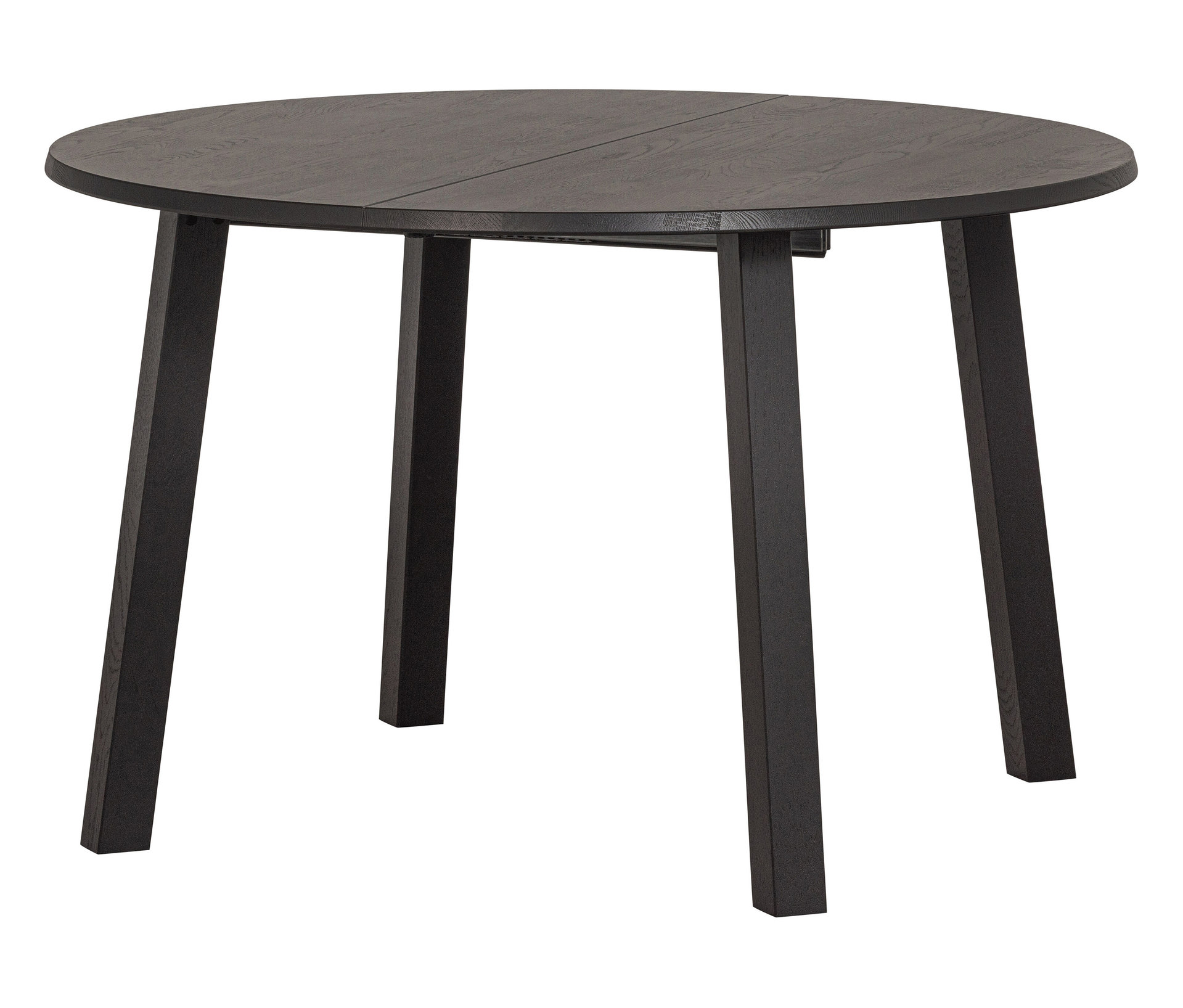Tchibo - Woood »Lange Jan« Esstisch ausziehbar - 120x120x75cm - schwarz -