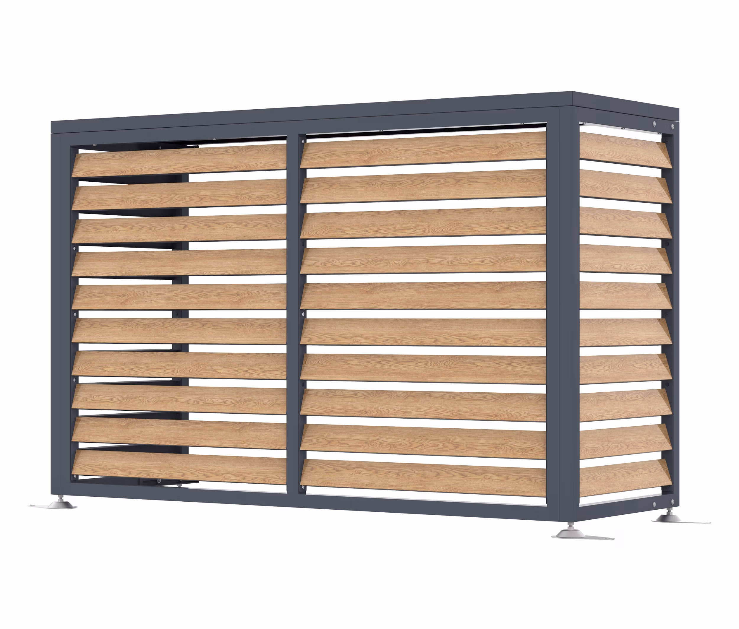 Tchibo - Wärmepumpenabdeckung - 140x50x92cm - braun -