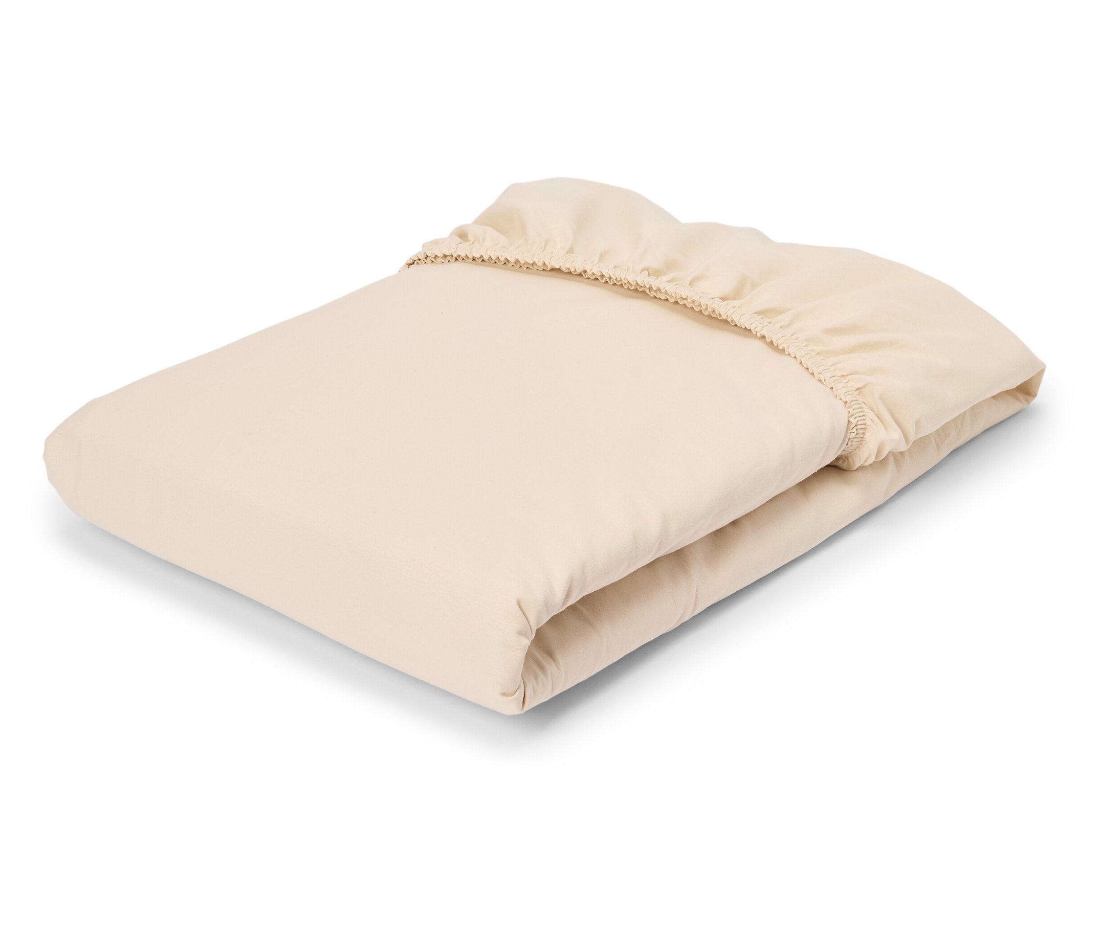 Perkal-Spannbettlaken - beige - beige