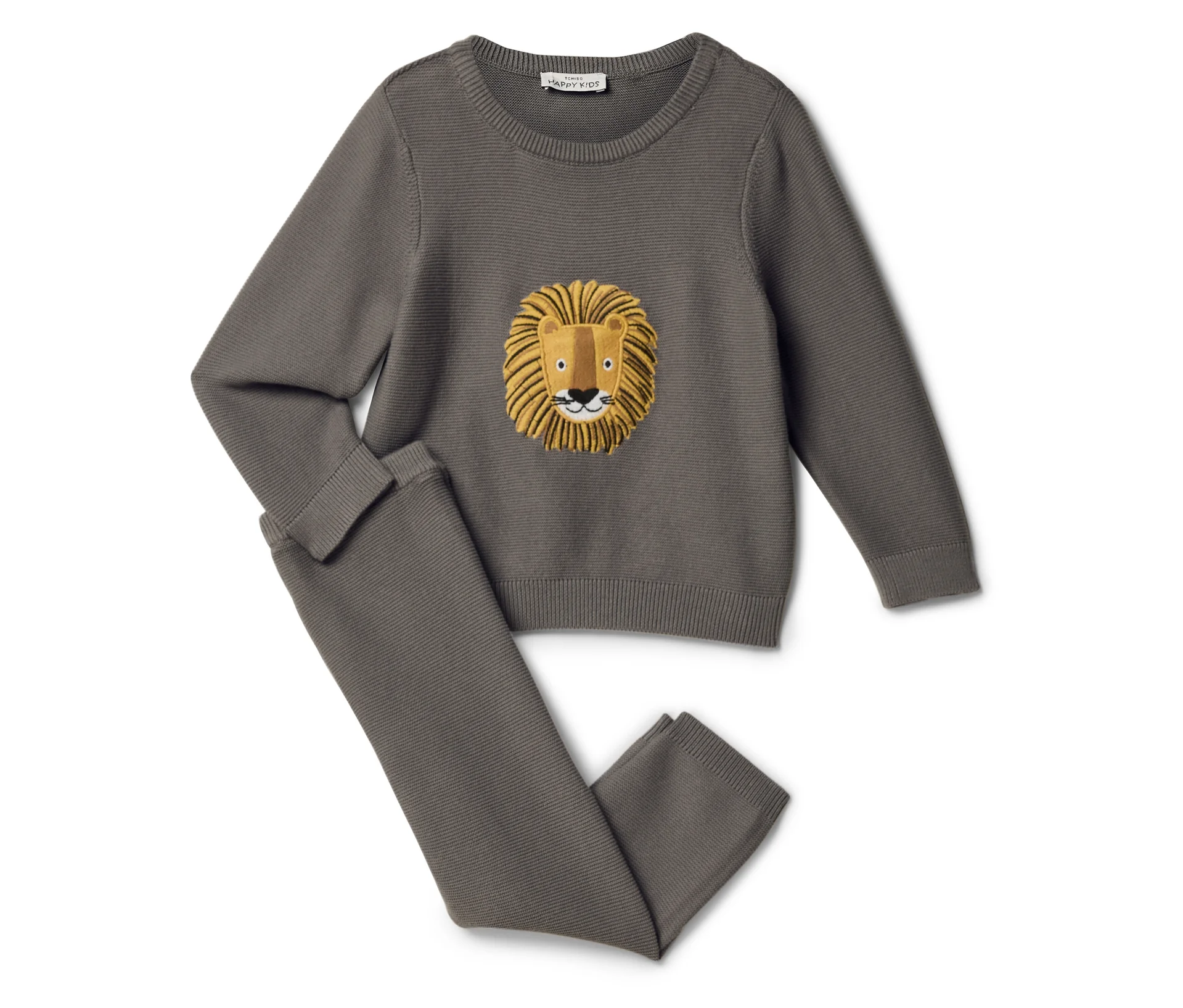 Tchibo - Baby-Strickkombi - Gr. 50/56 - dunkelgrau