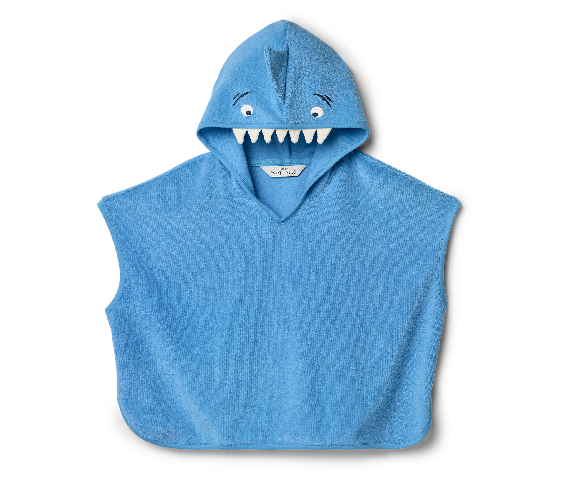 Tchibo - Kinder-Frottierponcho - Kinder - Gr. 98/104 - dunkelblau - Baumwolle