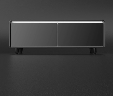 Der schwarze Caso Sound & Cool steht auf einem dunklen Untergrund.