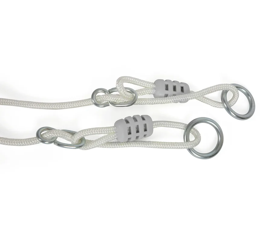 Seile und Metallringe der small foot Babyschaukel »Seaside«.