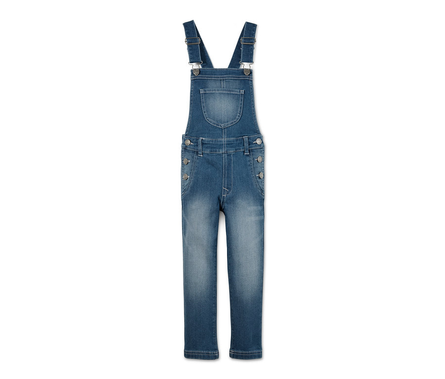 Jeans-Latzhose.