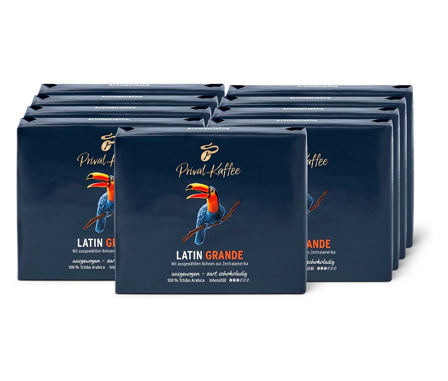 Privat Kaffee Latin Grande - 9 x 500 g Gemahlen