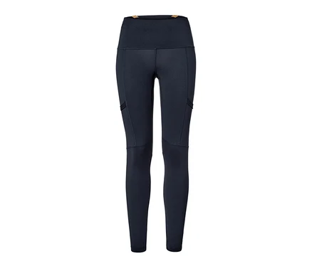 Eine dunkelblaue Outdoortight.