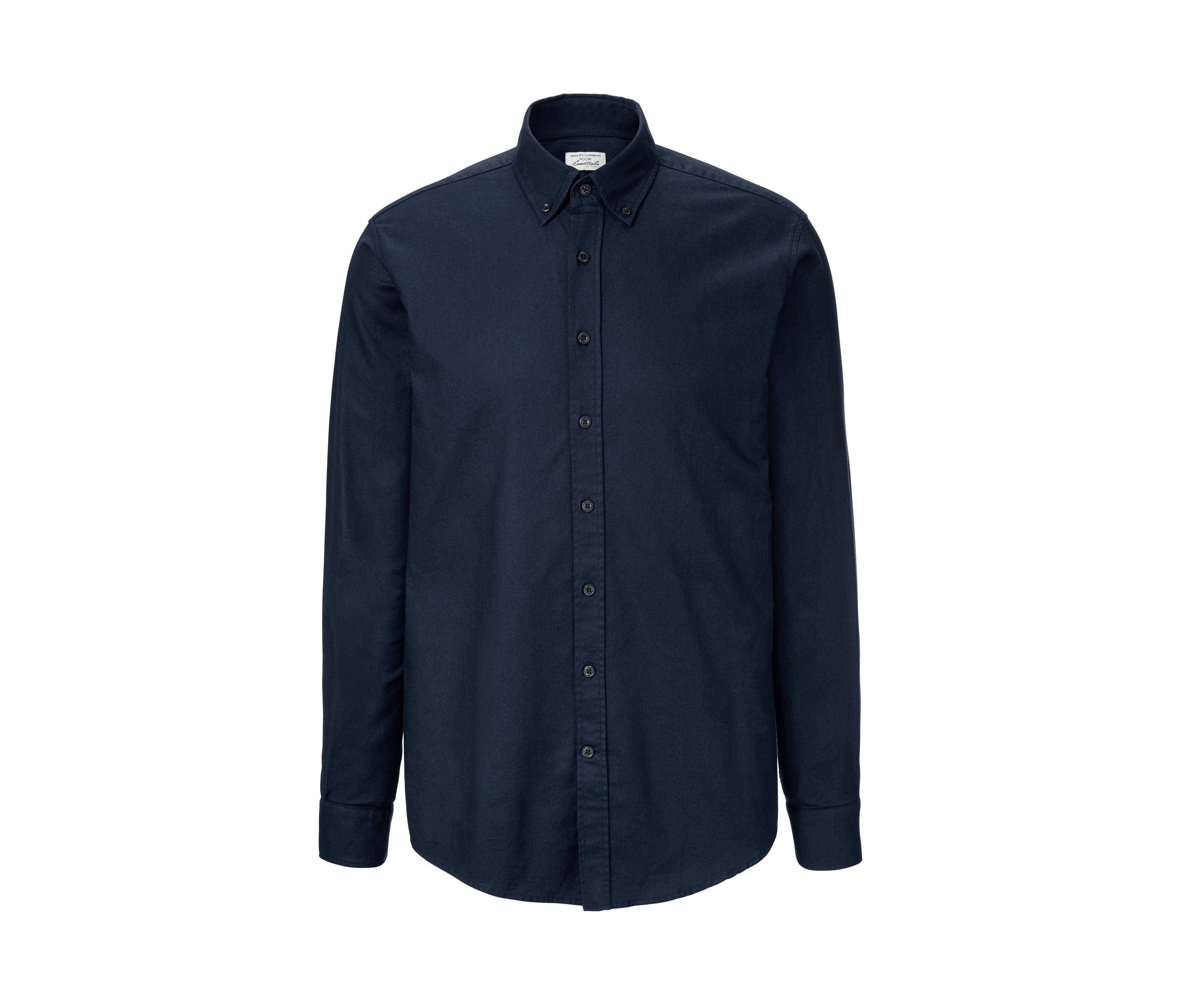 Ein dunkelblaues Overshirt-Hemd.