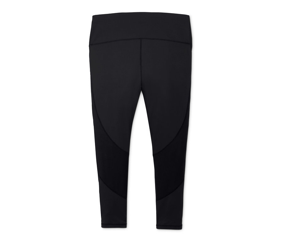 Schwarze Sporttights.