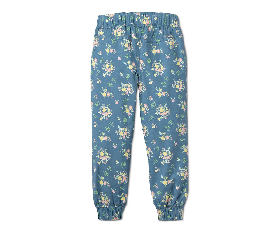Schlupfhose mit Blumenmuster.
