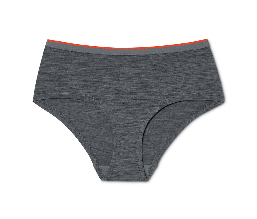 Graue Funktionsunterwäsche mit Merinowolle.