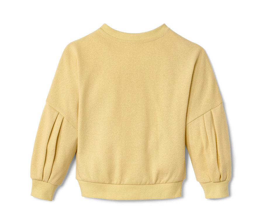 Gelbes Kleinkind-Sweatshirt.