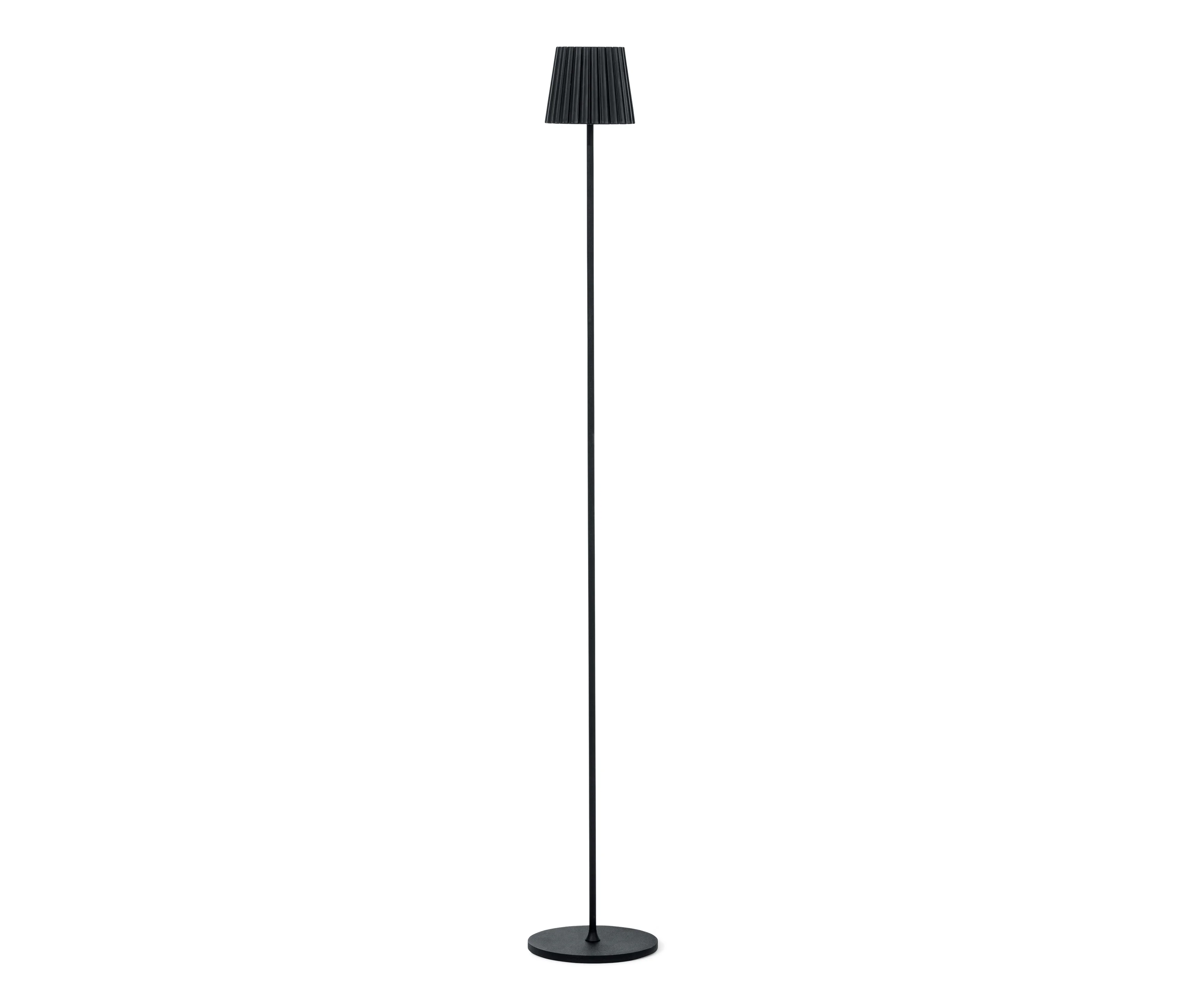 verzinkt günstig Kaufen-Tchibo - LED-Akku-Stehleuchte - schwarz. Tchibo - LED-Akku-Stehleuchte - schwarz <![CDATA[LED-Akku-Stehleuchte, schwarz Farbe: Schwarz Material: Schirm 100% Polyethylen Gestänge und Fuß Metall, verzinkt und pulverbeschichtet Maße: Gesamthöhe ca. 120 cm Sc