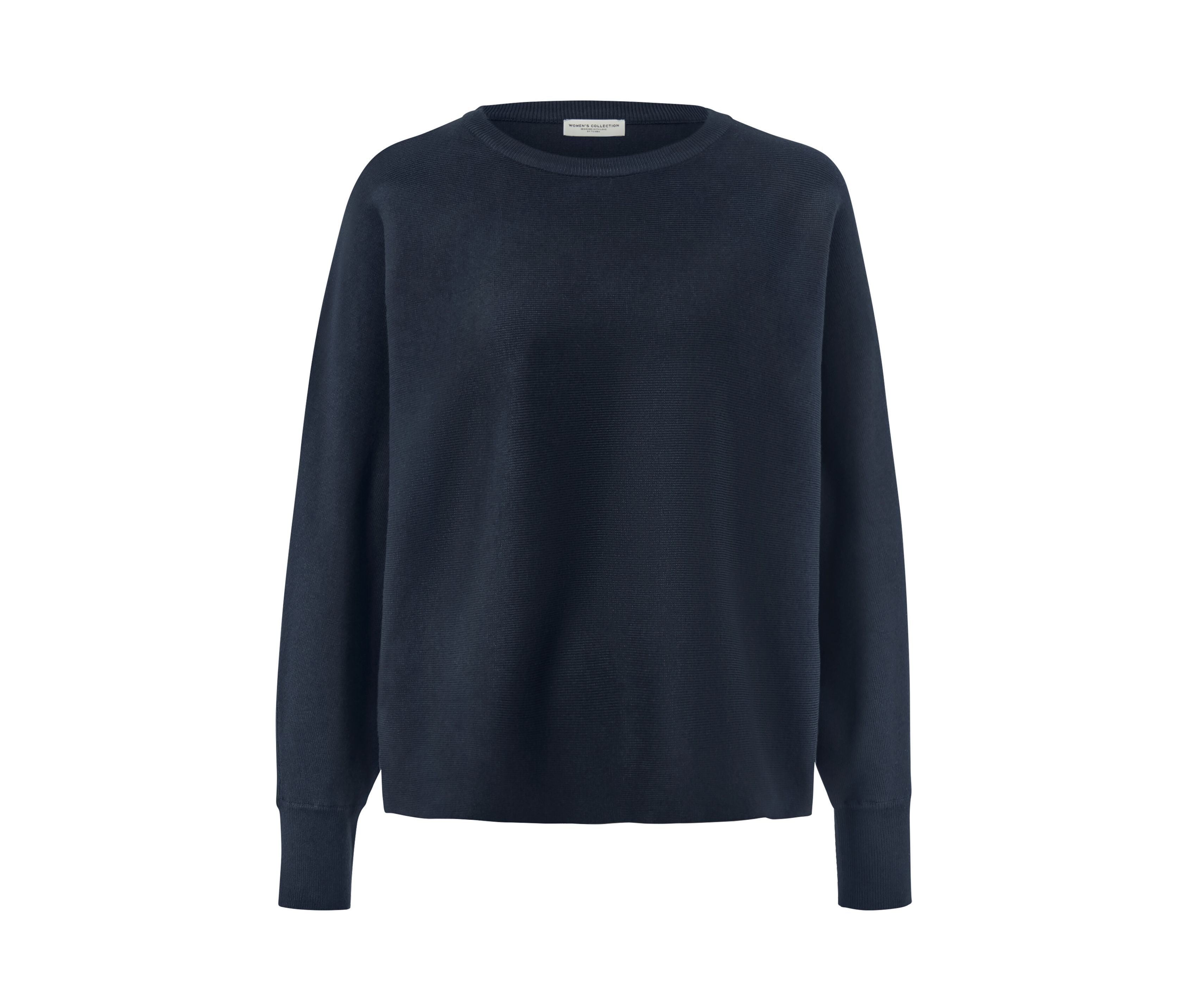 Tchibo - Feinstrickpullover mit Fledermausarm - Damen - Gr. XL - dunkelblau