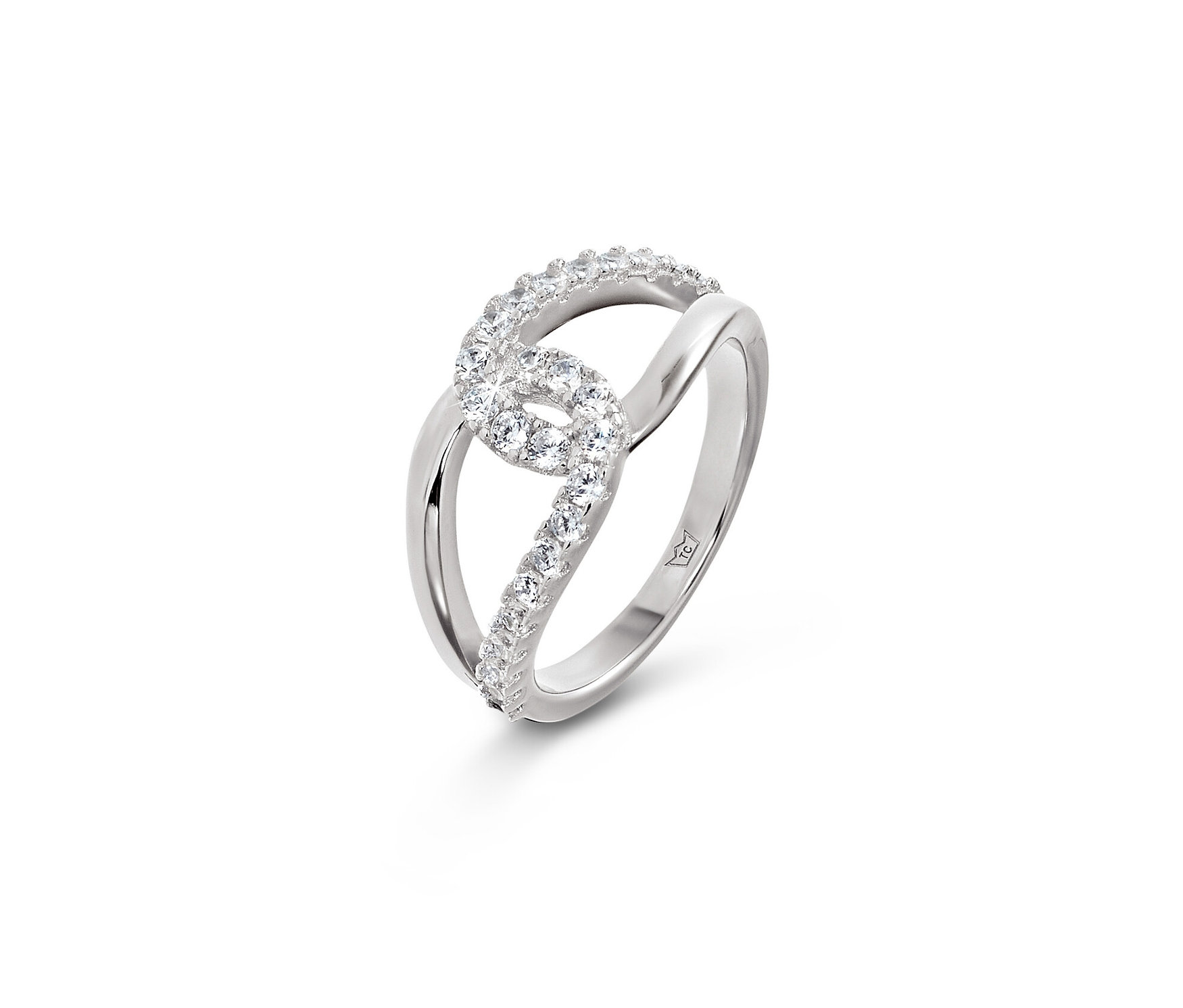 Silber Ring - Damen - Gr. 20 - silber - silber