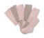 5 Baumwoll-Strumpfhosen, rosa-braun - 3x altrosa, 2x braun