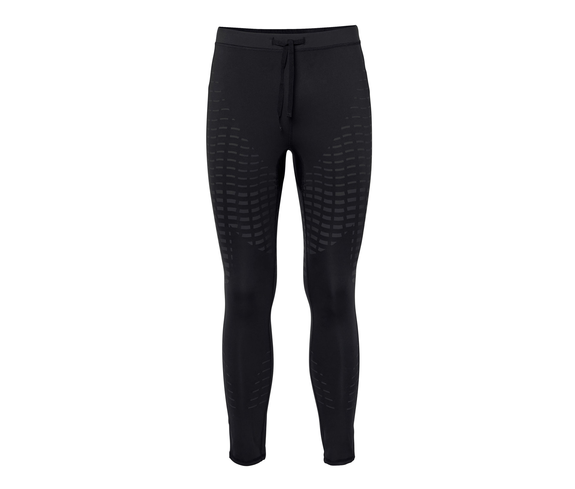 Lauftight - Herren - Gr. S - schwarz - schwarz