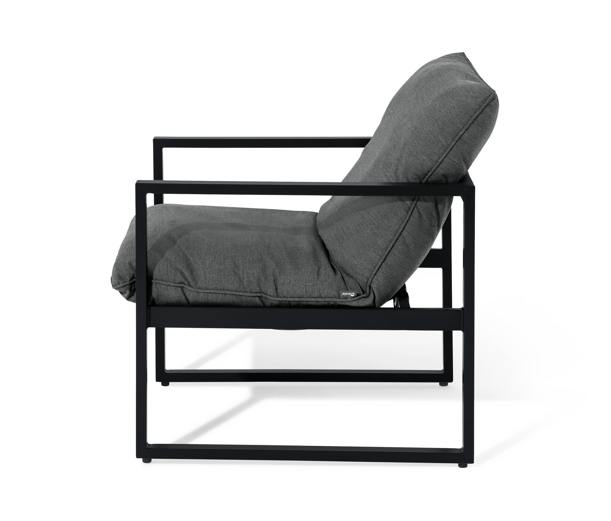 Thumbnail - Tchibo - 2 Relax-Sessel mit Creacryl®-Allwetterstoff - 73,5x80x90cm - schwarz - Aluminium / Acryl / Polypropylen