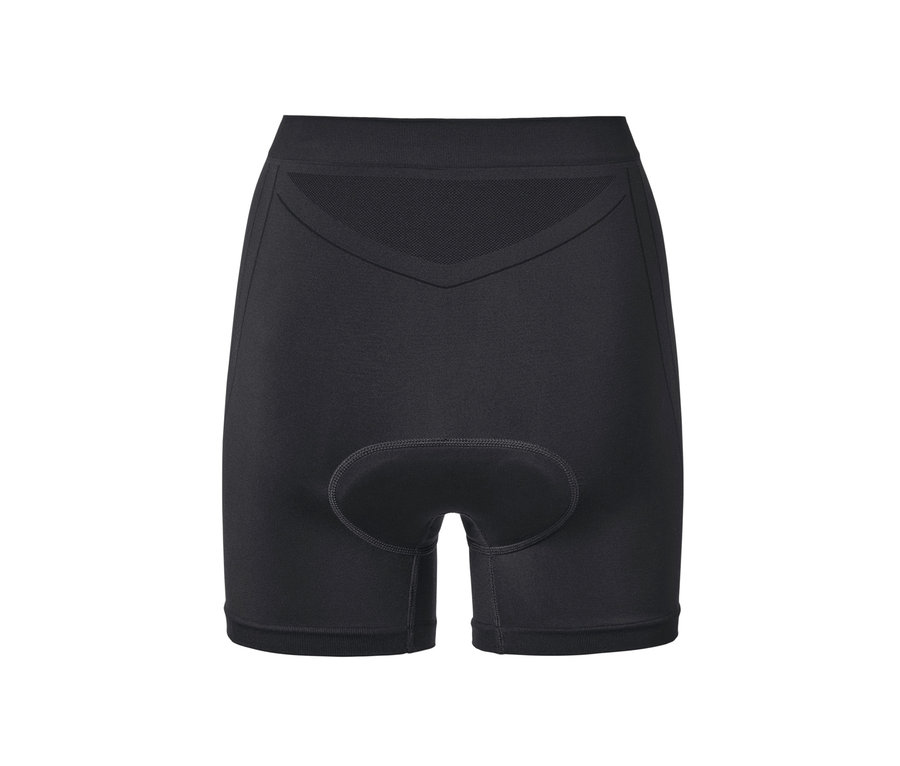Schwarze Radunterhose.