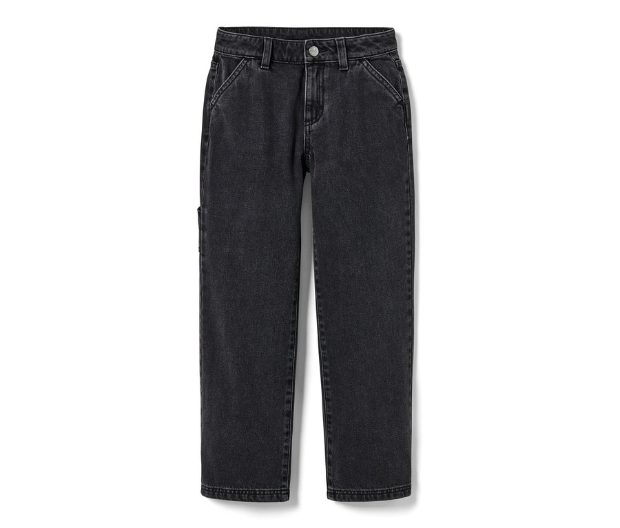 Schwarze Kinder-Cargohose.