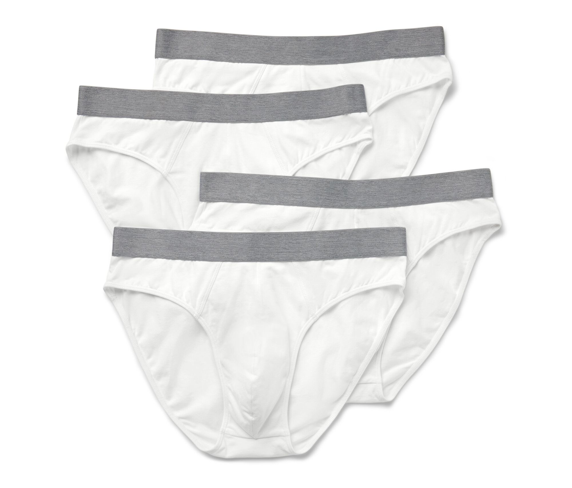 Tchibo - 4 Slips - Herren - Gr. M/5 - weiß
